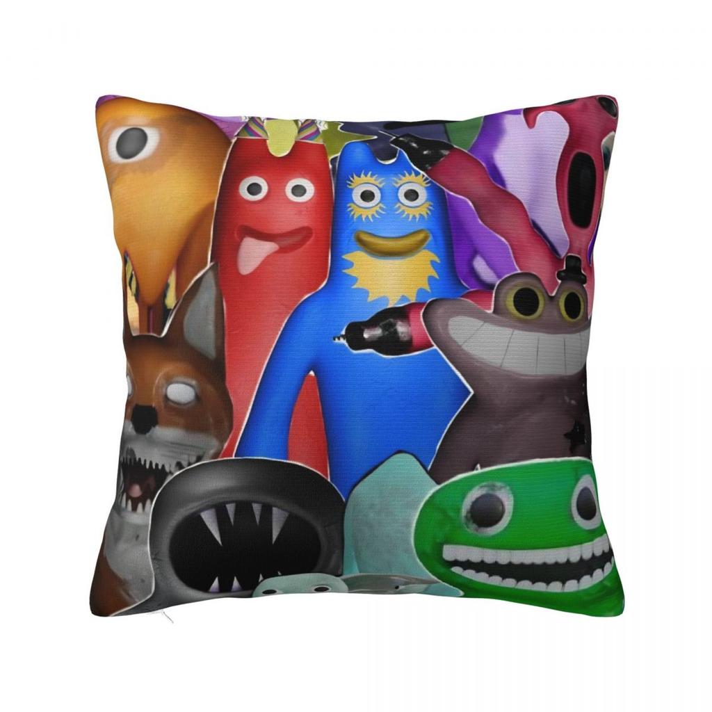 Garten Of Banban Group Cartoon Square Pillow Cases Jumbo Josh Cushion Cover Novelty Decorative Pillowcase For Seat 45X45Cm