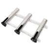 Boat Fishing Rod Holder 3 Link Tubes Stainless Steel Fishing Rod Rack for Marine Yacht Camper RV Fishing Boat
