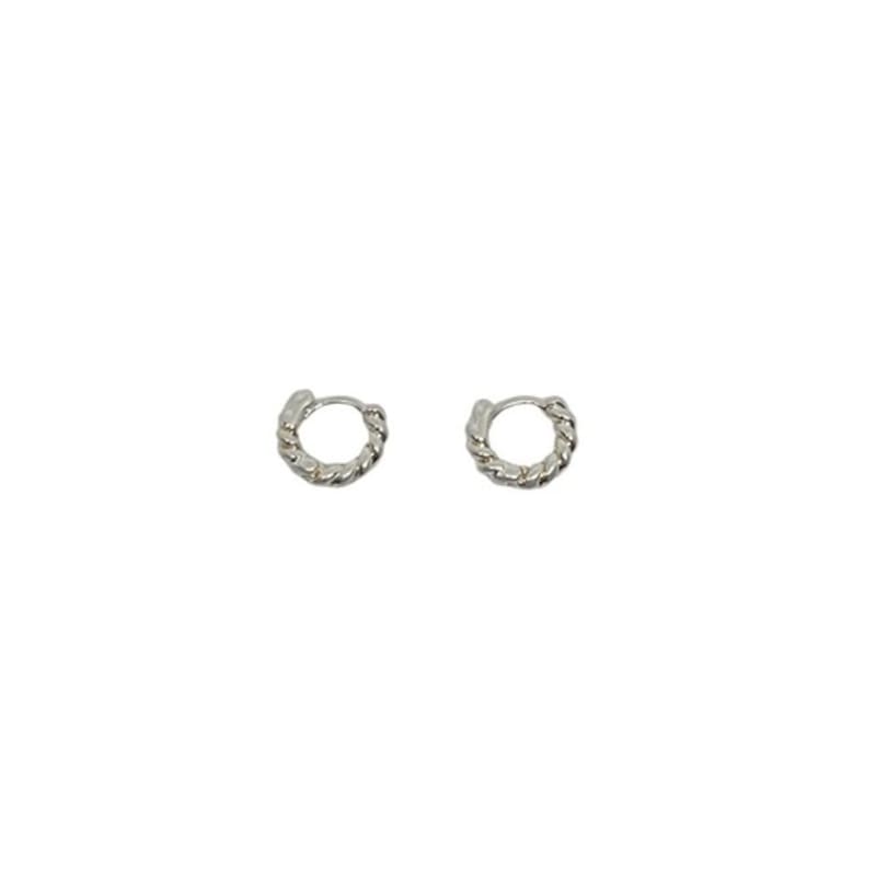 

A BIT MOR KNOT HOOP SILVER