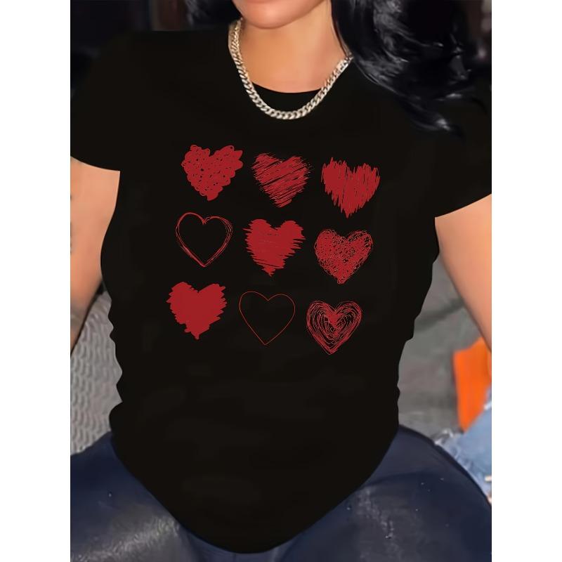 Plus Size Women s Country Music T-Shirt Tennessee Whiskey Strawberry Wine Print Short Sleeve Casual Drinking Tee S чёрный