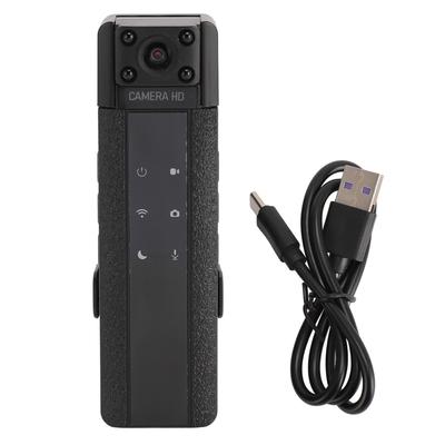 WiFi Body Cam Wireless 170 Degrees  Wide Angle Clip On Mini Camera for Photo Video Recording Hiking Biking Travel