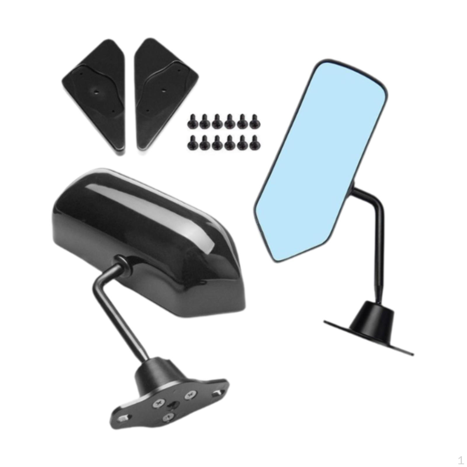 

2 шт. Боковые зеркала типа F1 с синим стеклом, ручное зеркало двери для автомобиля, внедорожника