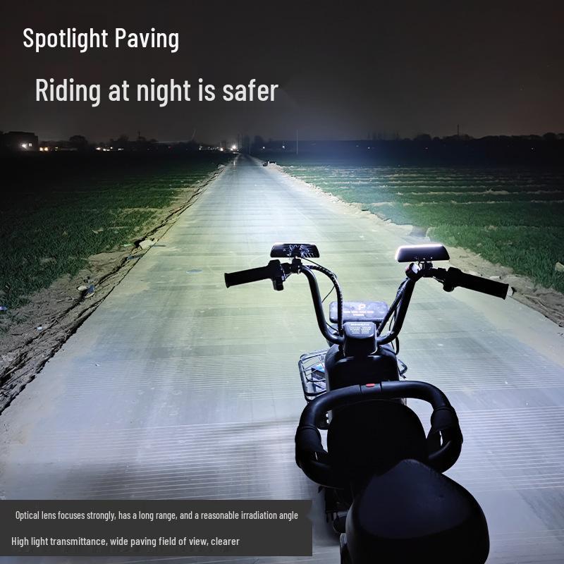 Super lysstærk 18-LED Vandtæt Motorcykel Spotlys 12V-60V X20