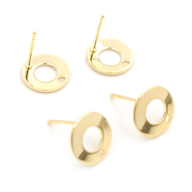 20pcs/Lot 316 Stainless Steel Geometric Star Moon Earring Stud Earring Posts Connector For DIY Earring Jewelry Making Supplies