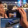 Camera Protective Handle Frame with Quick Detach Function Cold Shoe Mount Ergonomic Comfort Stability Boost for Action 6