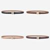 Genuine Leather Woman Belt With Rhinestones For Dress And Jeans Fashion Accessory