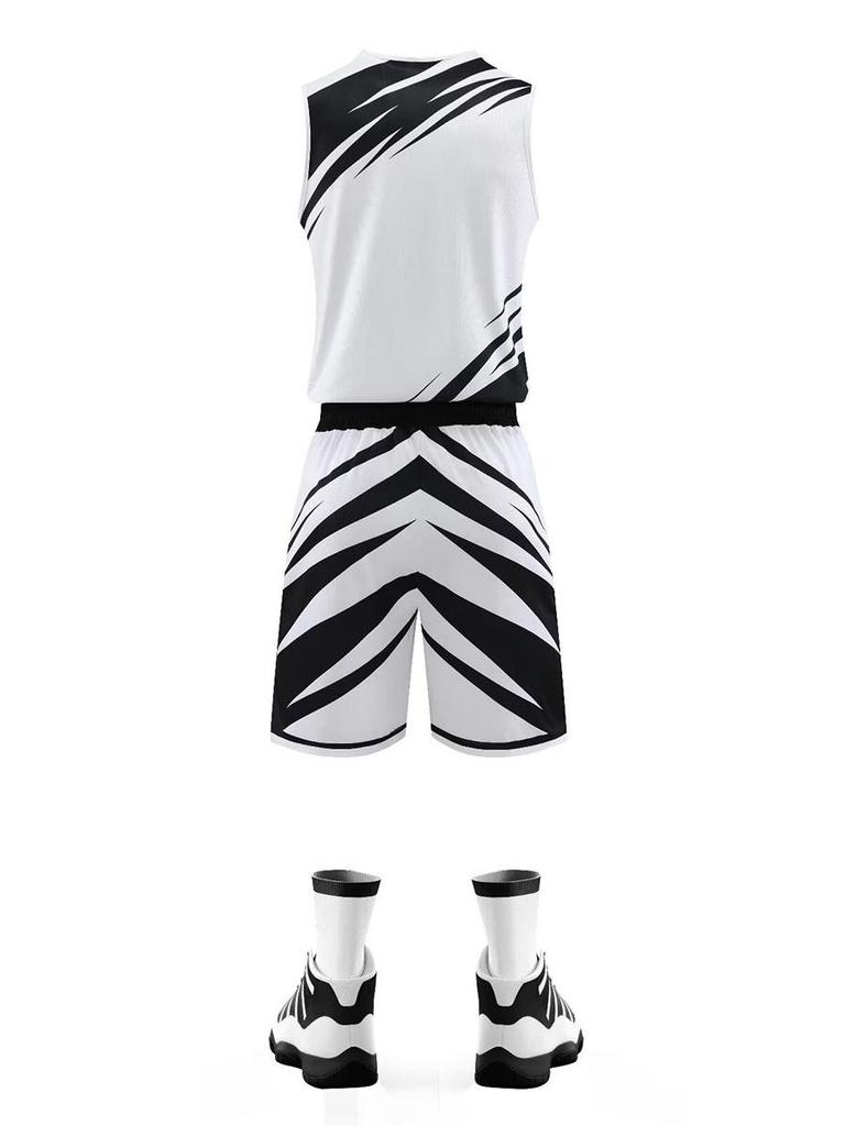 Quick-Dry Basketball Uniform Set for Adults & Kids - Custom Logo