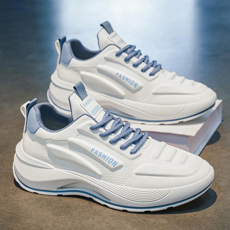 Men's Summer Versatile Thick-Soled Height-Increasing Breathable Running Sports Shoes For Students.