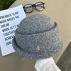 New Autumn and Winter Knitted Gift Hat for Women Versatile  Fashionable  Warm  Temperament  Retro Basin Hat Trend