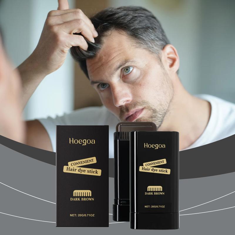 Quick Cover Hair Root Dye Comb Temporary Hair Color Stick Non Irritating Three Color Portable Disposable for  Styling