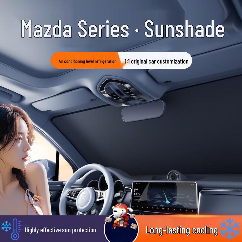 Car Windshield Sunshade: Protects & Moisturizes Interior, Shields Dashboard, Ensures Privacy. Ideal for Summer Use.