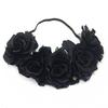 Bridal Holiday Wreath, Simulation Rose Flower Headband, Christmas Mardi Gras Ball Party Head
