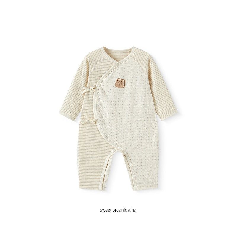 

[Same Style as in the Mall] Yingshi Baby Jumpsuit 25 Autumn and Winter New Product Newborn Organic Pure Cotton Jumpsuit Original Color Ylhaj0R023A 298 52