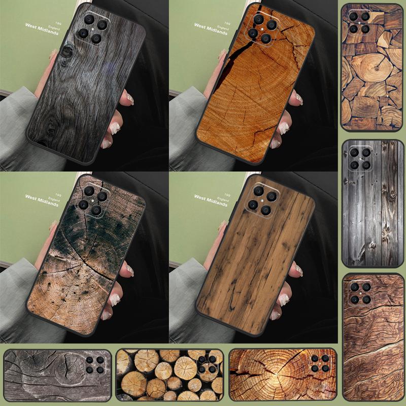Pattern Wood Textures Case For Honor 200 Pro X9b X9a X8b X8a X8 X9 X9c 50 70 90 Lite Honor Magic 7 6 5 Pro Coque