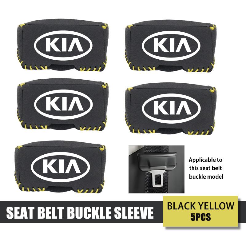 Car Seat Belt Anti Scratch Buckle Protector Cover Accessories For KIA Rio K5 K2 Sportage Ceed Sorento Picanto Stinger Soul