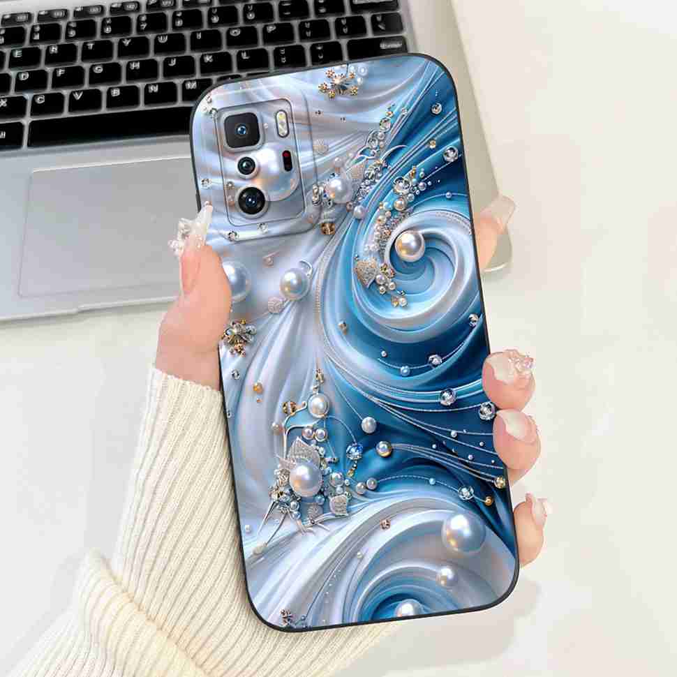 For  Xiaomi Redmi Note 10 Pro China Case Cute Cartoon Girl Cover Soft Silicone Phone Case For Xiaomi POCO X3 GT X3GT Full Bumper