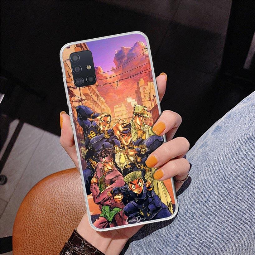 JoJo's Bizarre Adventure Diamond Is Unbreakable Phone Case For Samsung Galaxy A52 A32 A22 A12 A51 A31 A50S A30S A20S A10S Note 2