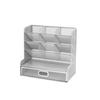 Household Office Mesh Pencil Holder Tabletop Pen Clips Tapes Rulers Storage Rack Multiple Layers Stationery Organizer