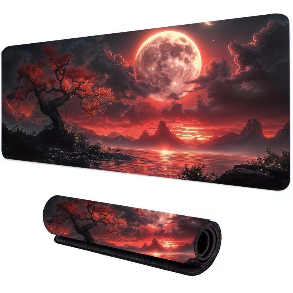 Dreamy scenery Mouse Pad Large Computer Office Game Table Mats XXL Rubber Antislip Gaming Keyboard Mousepads Long XL Desk Pads