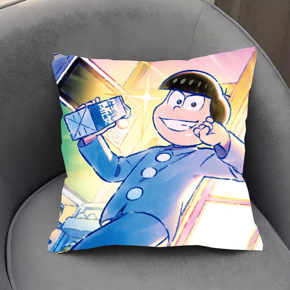 Anime O-Osomatsu S-San Vintage Pillow Case Sofa Cushion Cover Room Home Decoration