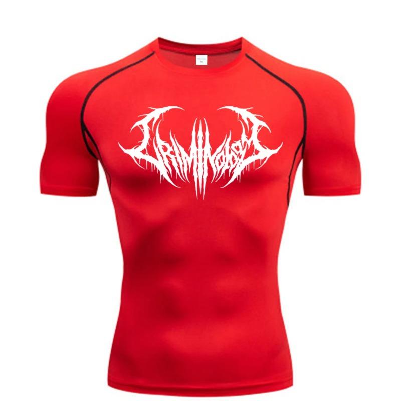 Men Athletic Quick Dry Compression Shirts Tshirts Gym Workout Comfortable Rash Guard for Tees Tops High-Elasticity Baselayers Tight Fit