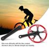 Meijun 2color Bike Crankset 170mm Bicycle Chainwheel Chain Ring Set 45T 47T