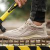 Non-slip Indestructible shoes Anti-smash Anti puncture Safety Shoes Men Breathable Steel toe shoes Work Sneakers Industrial Shoe
