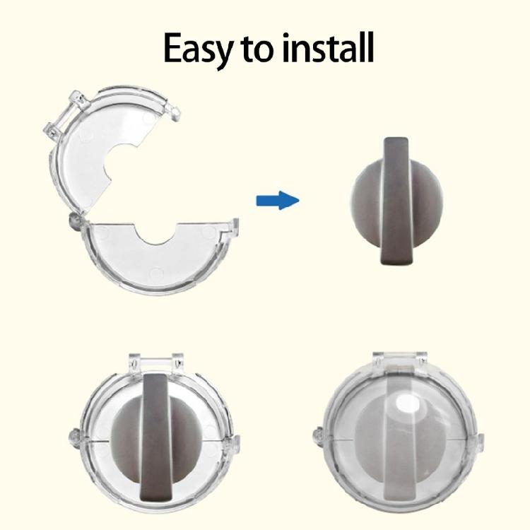 6 Stück Herdknopfabdeckung Kindersicherheits-Gasschutz Ofenschutz Hitzebeständig Kindersichere Ofenknopfabdeckung