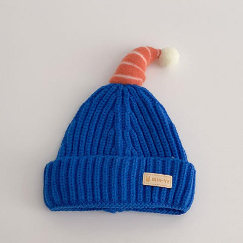Baby hat autumn and winter children's wool hat cute knitted hat girls pullover hat infant warm hat