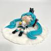 Miku Sleeping Anime Action Figurine Doll Desktop Ornament Kawaii Chassis Decor Kawaii Collection Model Toys Girl Surprise Gift
