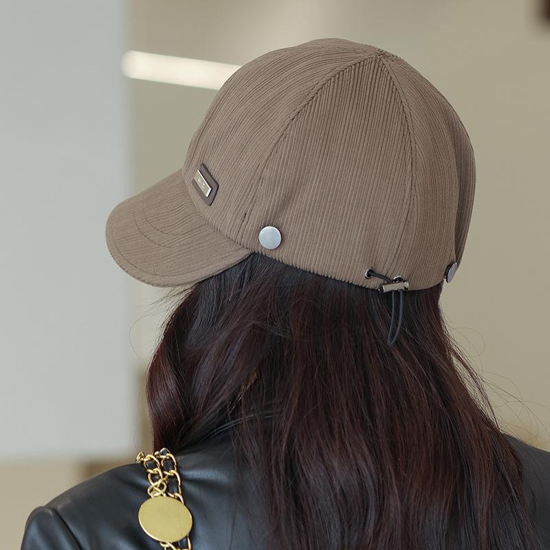 High-quality Genuine Zhao Ruth Hat Female Face Small Autumn and Winter New Plain Cap Fashion Trend