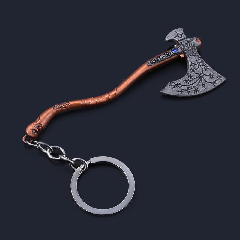 God of War 5 Kratos Chaos-Klingen Großschwert Axt Schlüsselanhänger Anhänger