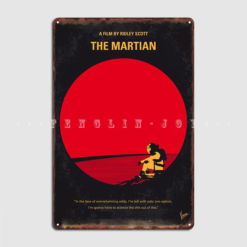 

Марсианский постер, металлическая табличка, кинотеатр, кухня, кинотеатр, ретро настенная табличка, жестяная вывеска, постер 20x30cm