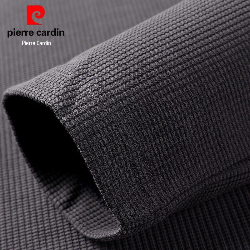 Pierre Cardin Men's Waffle Knit Long Sleeve T-Shirt
