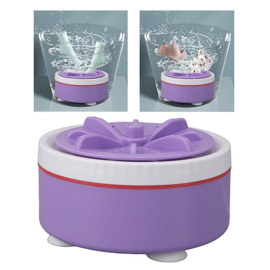 Mini Turbo Waschmaschine Zeitgesteuert Einstellbar Multifunktion USB Betrieben Tragbare Mini Turbo Waschmaschine für Kleine Kleidung Geschirrspülen