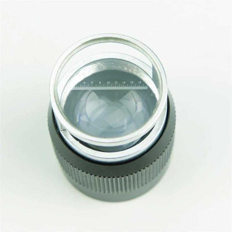 Ergonomic Handle 10X Cylinder Magnifier Loupe Glass For Comfortable Jewelry And Artifact Inspection