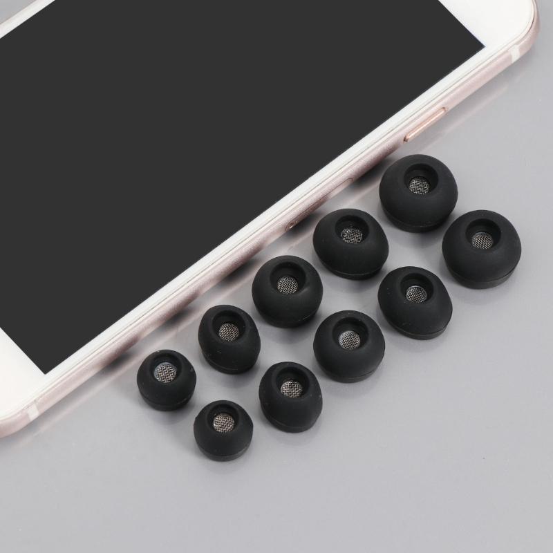 5Pairs Silicone In-Ear Earphone Earpads For IE800 Earbuds Covers Ear Pads Tips Earphones Eartips Cushions