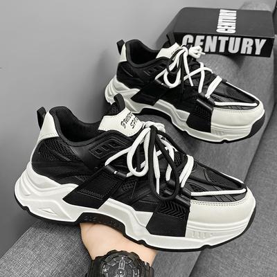Men's Shoes Spring New Versatile Mesh Breathable Dad Shoes Men's Casual Youth Platform Sports Little White Tide Shoes