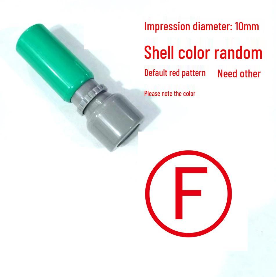 10mm Lichtempfindliches Stempelset: Vollständiges englisches Alphabet & Zahlen 0-9, Perfekt für Lehrer & Nummerierungsaufgaben, Kleine Größe