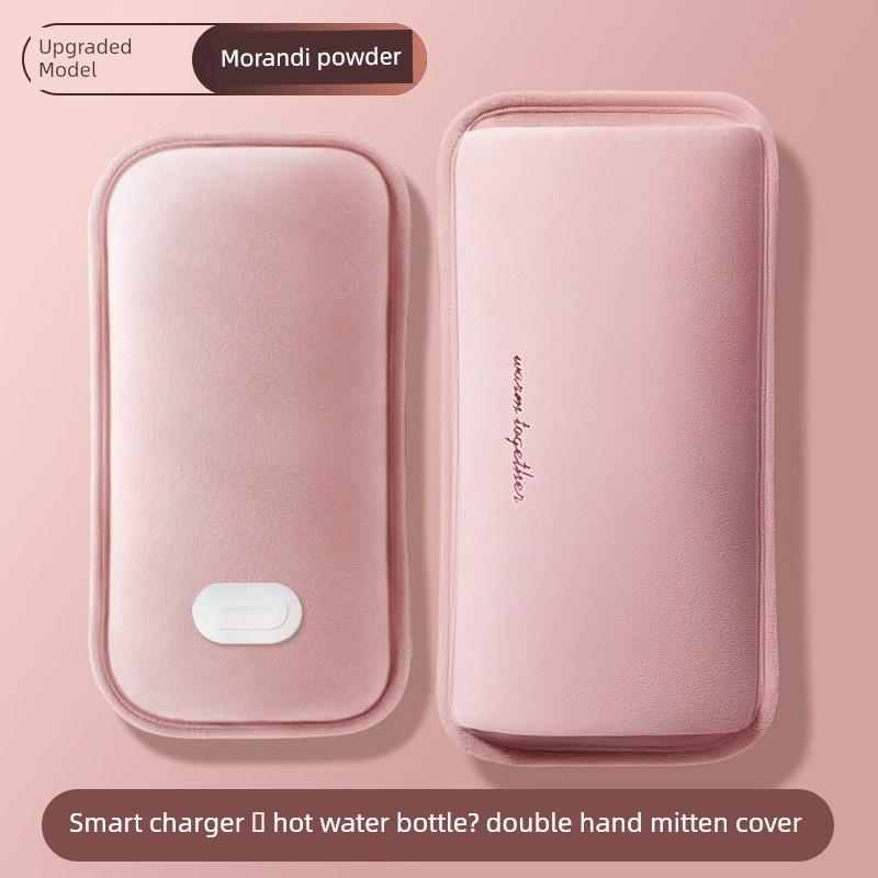 Electric Hot Water Bottle, Warm Water Bag, Hand Warmer, Rechargeable Water-Filled Heating Pad, Explosion-Proof, for Applying On the Stomach, Genuine
