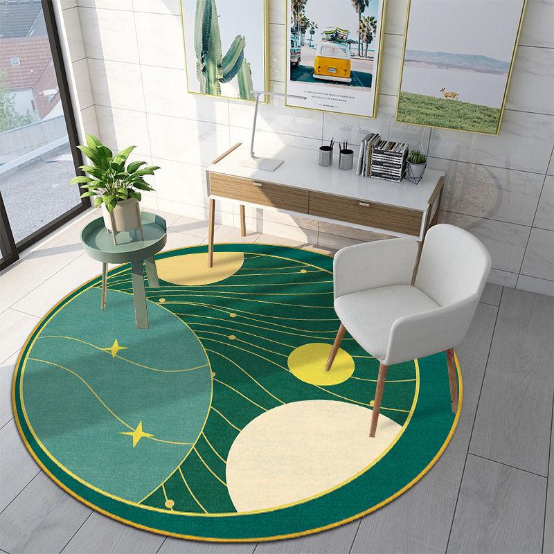 Round Living Room Living Room Washable Printed Rug Queen Bedside Bedroom Rug Home Decor Rug Alfombra