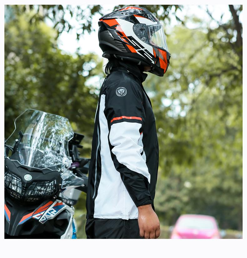 Blue Lion Stormproof Motorcycle Rain Suit: Waterproof Riding Jacket & Pants Set