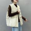Vest for Women Autumn Winter Sleeveless Tops Vest Oversize Thickened Down Casual Solid Color  Vest