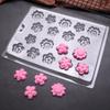 1Pcs Transparent PET Chocolate Mold Jelly Candy Love Flower Creative Kitchen Dessert Pastry DIY Baking Tool Outdoor Tableware