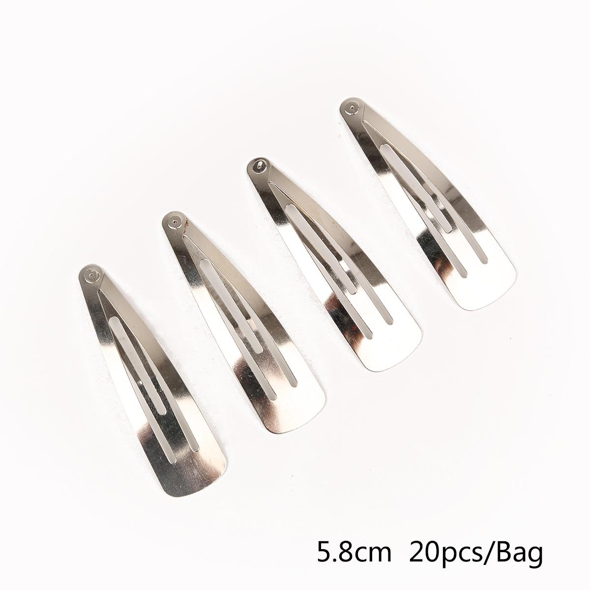 

Утюг разных размеров, расческа для волос, заколки для волос, заколки для волос, DIY ювелирные изделия, украшения для волос, аксессуары, основа 5.5cm 20pcs серебряный