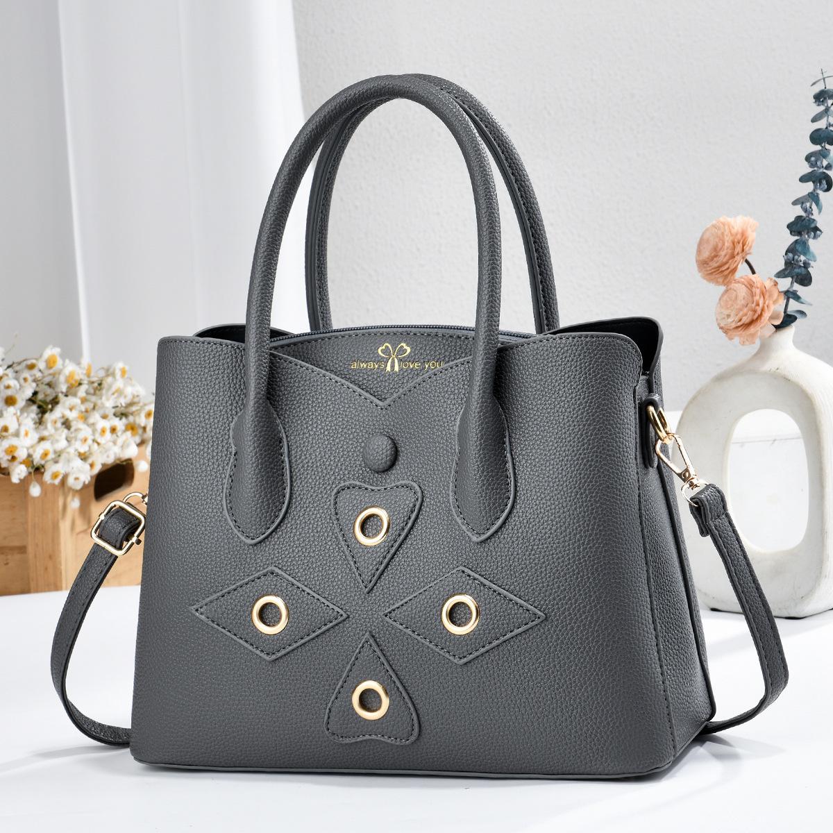 

Women s Purses and Handbags PU Leather Top Handle Satchel Shoulder Tote Bags Casual Shopping Shoulder Bags Messenger Tote Bag Crossbody Bag for Women one size сірий колір