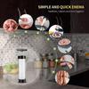 1pc Manual Enema Device 3 Funnel Food Grade Plastic Sausage Stuffer Maker For Home Kitchen Restaurant Salami Durable Filler Tool