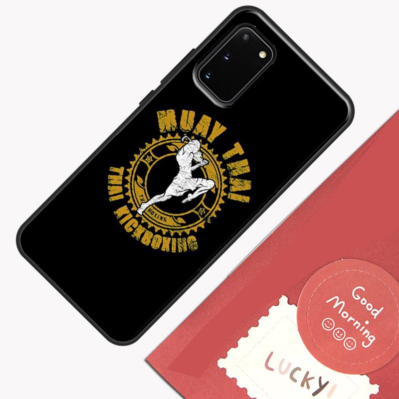 Muay Thai Kampfboxen Handyhülle Für Samsung Galaxy S25 Ultra S20 S21 S22 S23 S24 S9 S10 Plus S24 FE Hülle Schale