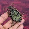 Dragon Bloodstone Gemstone Pendant Handmade Pendant Copper Wire Wrapped Jewelry