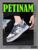 2023 Men's Breathable Korean Style Skate Sneakers - Trendy & Versatile for Casual Wear